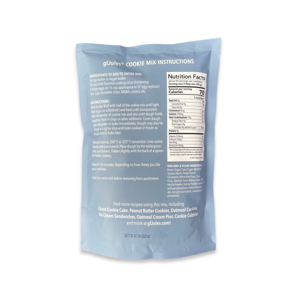 gfJules Gluten Free Cookie Mix